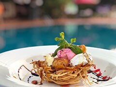 Bird Nest Caramel Banana