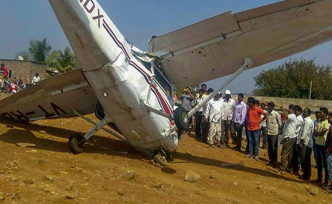 Pilot Injured After Civil Aviation Training Aircraft Crashes In Pune