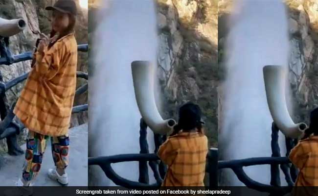 VIDEO: क्या वाकई OM कहने पर इतने ऊपर आ जाता है ये फव्वारा, जानिए क्या है पीछे का सच