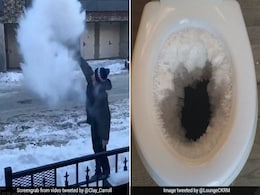 Watch: Woman Walks Out With Wet Hair In US. The Cold Air Does This Watch: Woman Walks Out With Wet Hair In US. The Cold Air Does This
