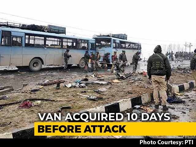 Vehicle Used In Pulwama Attack Was Mini-Van, Owner On The Run