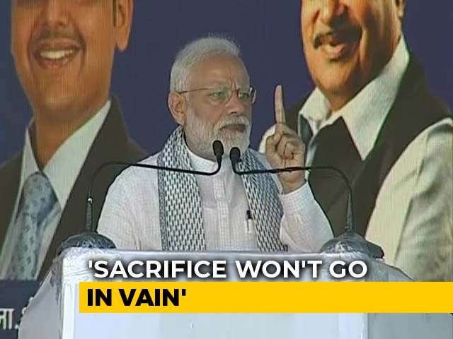 Sacrifice Of Soldiers Killed In Pulwama Attack Won't Go In Vain: PM Modi