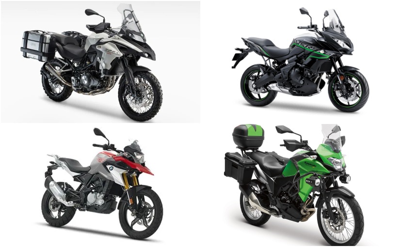 Benelli TRK 502 vs Kawasaki Versys 650 vs BMW G 310 GS vs Kawasaki Versys X-300 vs SWM SuperDual T: Specifications Comparison