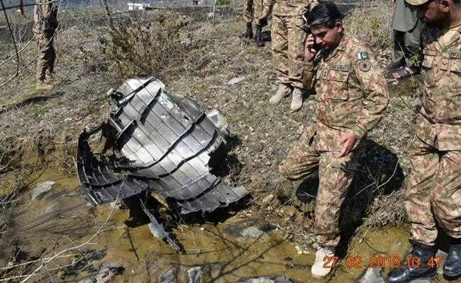 Wreckage Of Downed Pak F-16 Fighter Seen In PoK