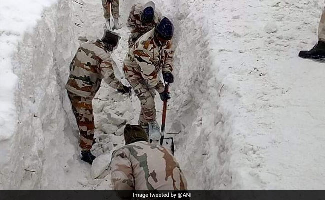 Day After Snow, Rescue Resumes For 5 <i>Jawans</i> Buried In Himachal Avalanche