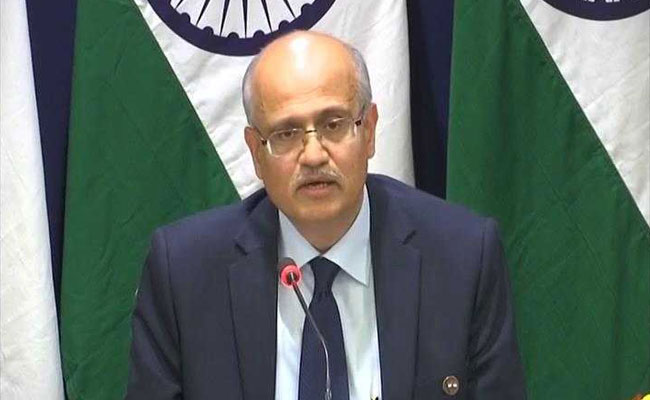 India Says Backs Deal Which Leaves No Space For Terrorists In Afghanistan