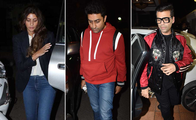 Karan Johar, Abhishek Bachchan, Shweta And Others Attend Ekta Kapoor's Son Ravie's Naming Ceremony