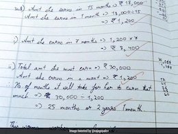 'This Woman Is Underpaid': Class 7 Student's Answer To Maths Word Problem 'This Woman Is Underpaid': Class 7 Student's Answer To Maths Word Problem