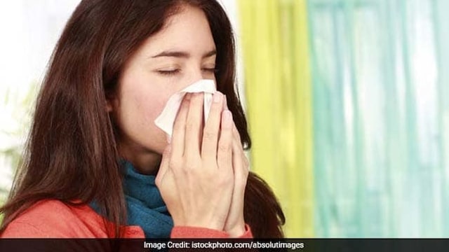 Cold and flu: The study found if having one respiratory virus affects the odds of picking up a second one