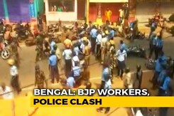 Bengal BJP Activists Take Out Bike Rally Despite Ban, Clash With Police Bengal BJP Activists Take Out Bike Rally Despite Ban, Clash With Police