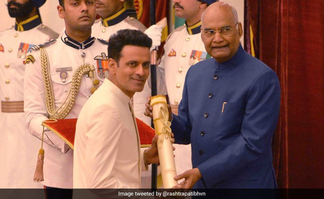 Padma Awards 2019: Manoj Bajpayee Receive His Honour, 'Congratulations,' Tweet Celebs