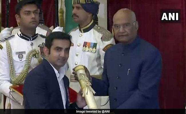 Gautam Gambhir, Odisha Tea Seller Receive Padma Awards. See Pics