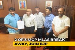 Goa BJP Gains As Two Lawmakers From Ally Join In 2 am Switch Goa BJP Gains As Two Lawmakers From Ally Join In 2 am Switch