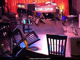 Passengers Dodged "Glass Shards, Flying Furniture" As Winds Rattled Cruise Passengers Dodged "Glass Shards, Flying Furniture" As Winds Rattled Cruise