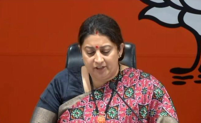 JNU हिंसा : दिल्ली पुलिस के सबूत जारी करने के बाद केंद्रीय मंत्री स्मृति ईरानी ने कही यह बात...