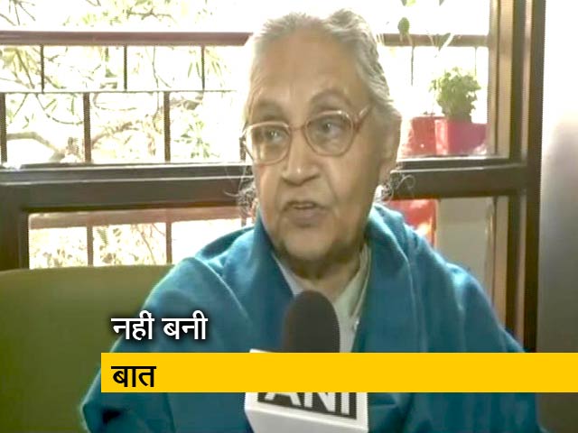 AAP-कांग्रेस का गठबंधन नहीं होगा- शीला दीक्षित