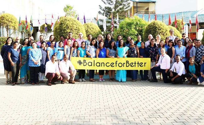 Women's Day 2019: CIS Use Colours To Educate Students On Gender Parity