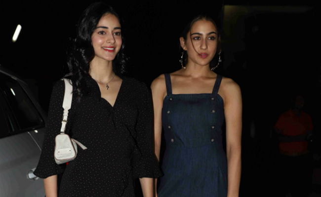 <I>Luka Chuppi</i> Screening: Ananya Panday Finally Got Her Dream Date With Kartik Aaryan And Sara Ali Khan