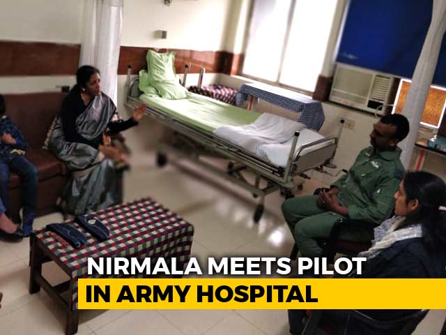 Defence Minister Meets Air Force Pilot Abhinandan Varthaman In Hospital
