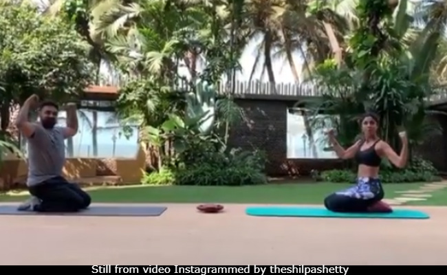 Shilpa Shetty And Raj Kundra's Couple Work-Out Is All Sorts Of Goals