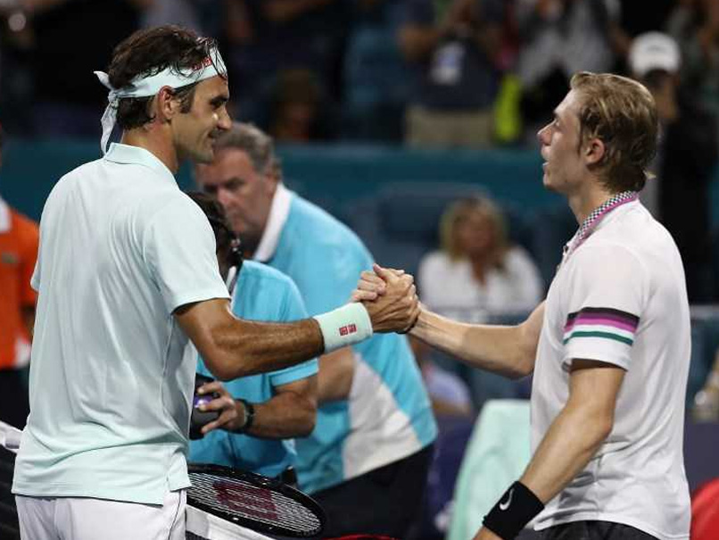 Roger Federer Schools Denis Shapovalov, Books Miami Open Title Clash With John Isner