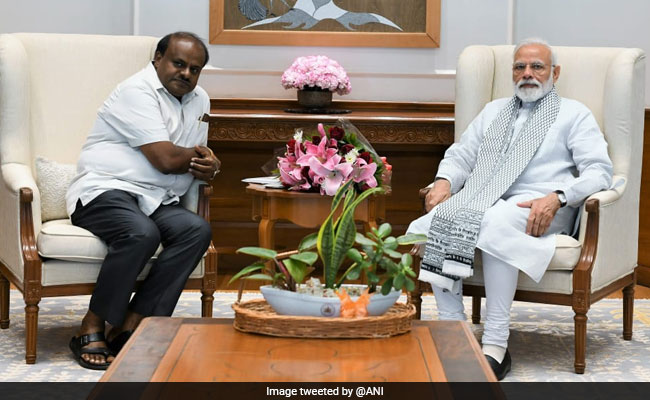 Karnataka Chief Minister Meets PM; Seeks Early Release Of Drought Relief