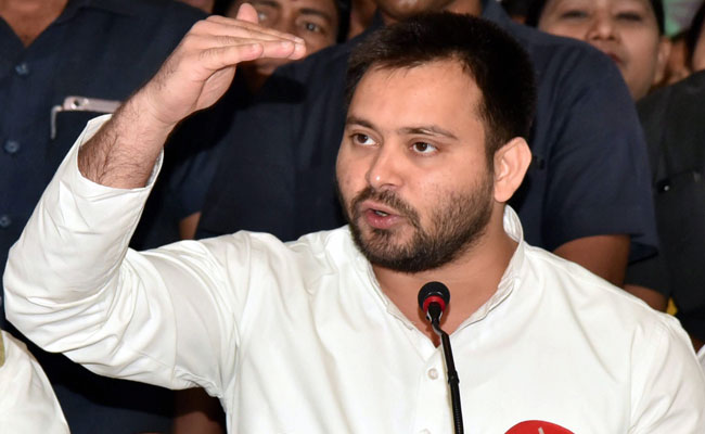 Posters Accusing RJD's Tejashwi Yadav Of Corruption Crop Up In Bihar