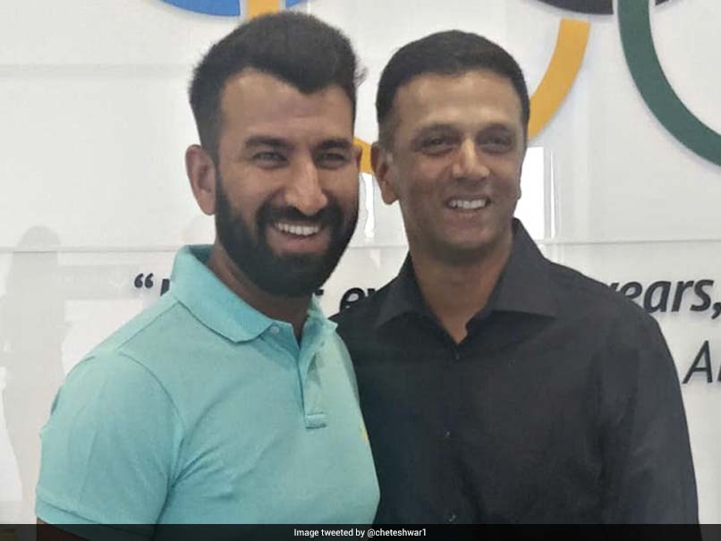 Cheteshwar Pujara Posts this Photo With Rahul Dravid Cheteshwar Pujara Posts this Photo With Rahul Dravid