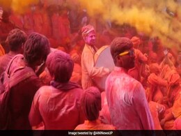 Barsana Holi: Celebrations In Mathura With <i>Laddus</i>, Dance, Riot Of Colours Barsana Holi: Celebrations In Mathura With <i>Laddus</i>, Dance, Riot Of Colours