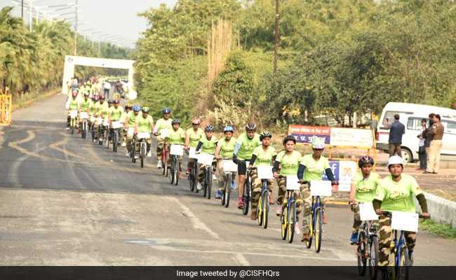With Parade Of Over 1,300 Bicycles, CISF Sets New Guinness World Record