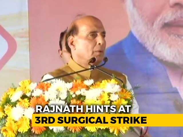 "3 Strikes In 5 Years": Rajnath Singh's Big Reveal At Mangaluru Rally