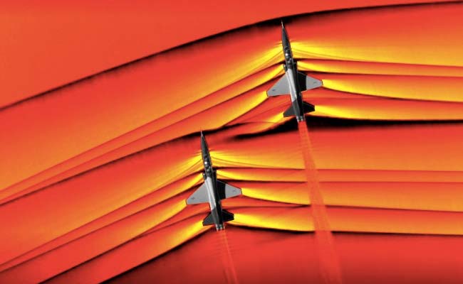 NASA Captures Images Of Supersonic Shockwaves Colliding In Flight