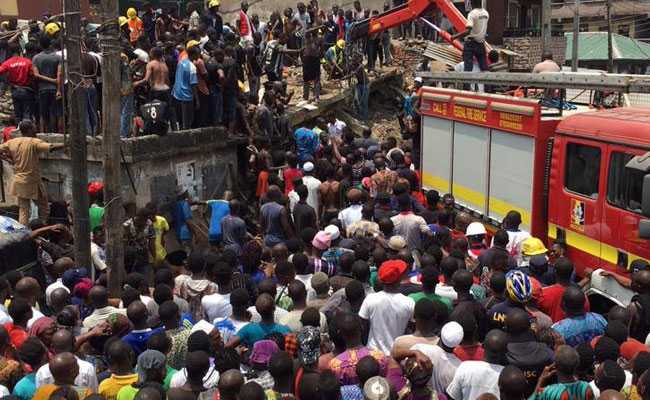 100 Children Feared Trapped As School Building Collapses In Nigeria