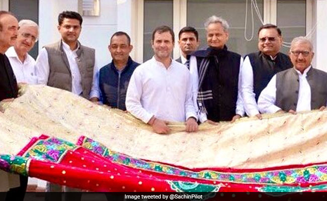 Rahul Gandhi Hands Over Chadar To Be Offered At Ajmer Sharif Dargah