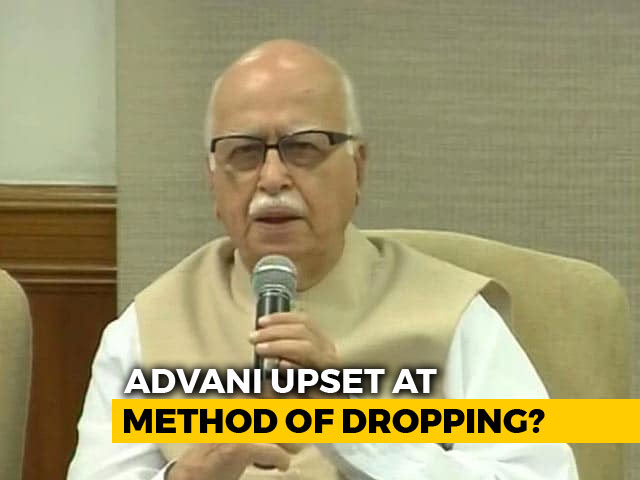 LK Advani "Extremely Upset" With BJP Over Gandhinagar Snub, Say Sources