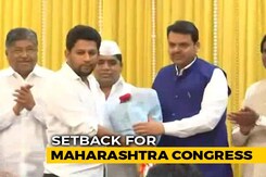 Setback For Congress, Son Of Maharashtra Leader Of Opposition Joins BJP Setback For Congress, Son Of Maharashtra Leader Of Opposition Joins BJP