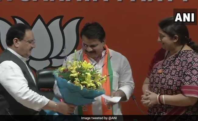Chandra Prakash Mishra, BSP Leader From Amethi, Joins BJP