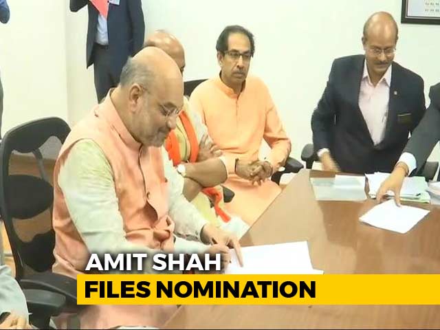 Amit Shah Files Nomination From Gandhinagar After NDA's Show Of Strength