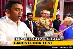 Goa Chief Minister Pramod Sawant Faces Floor Test Goa Chief Minister Pramod Sawant Faces Floor Test