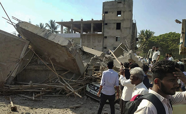 3 Dead, 15 Feared Trapped As Under-Construction Building Collapses In Karnataka's Dharwad