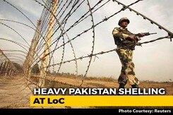 Heavy Shelling, Firing By Pak Along Line of Control In Jammu's Rajouri Heavy Shelling, Firing By Pak Along Line of Control In Jammu's Rajouri