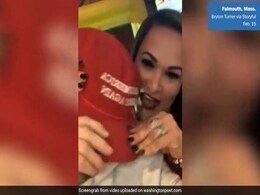 Woman Who Knocked MAGA Hat Off Man's Head In Restaurant May Be Deported Woman Who Knocked MAGA Hat Off Man's Head In Restaurant May Be Deported