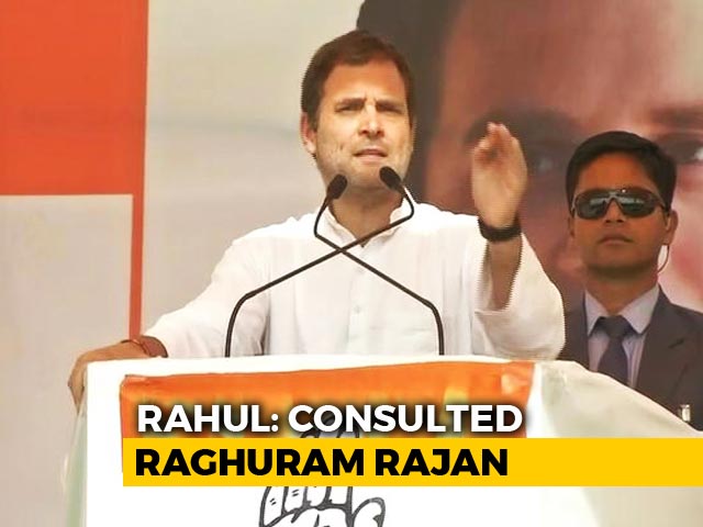 Consulted Raghuram Rajan On Minimum Income Guarantee Scheme: Rahul Gandhi