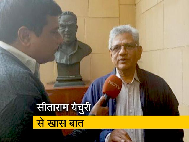 बीजेपी और टीएमसी विरोधी वोटों को एक करने की कोशिश- सीताराम येचुरी