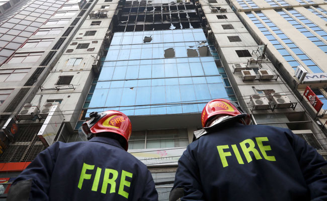 Dhaka High-Rise Hit By Deadly Blaze Lacked Proper Fire Exits: Official