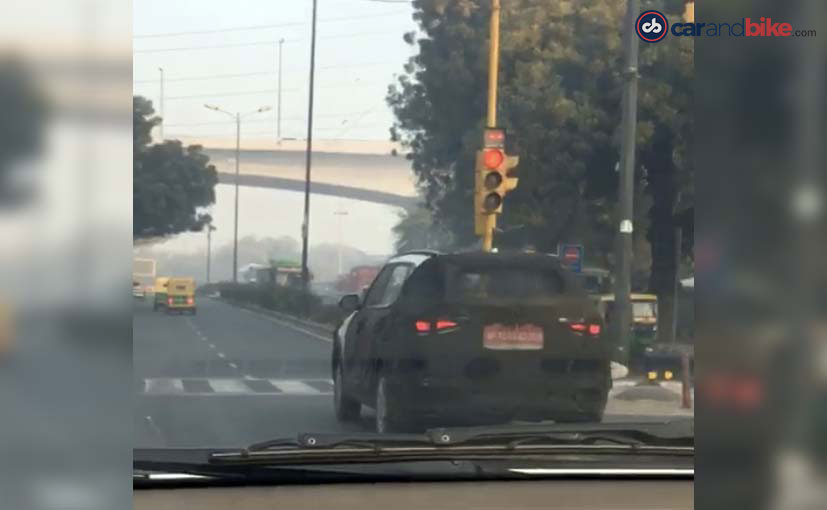 Kia SP2i Concept Based Production SUV Spotted Testing In India