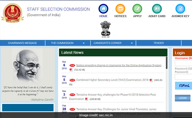 SSC CGL Answer Key Released. Direct Link Here