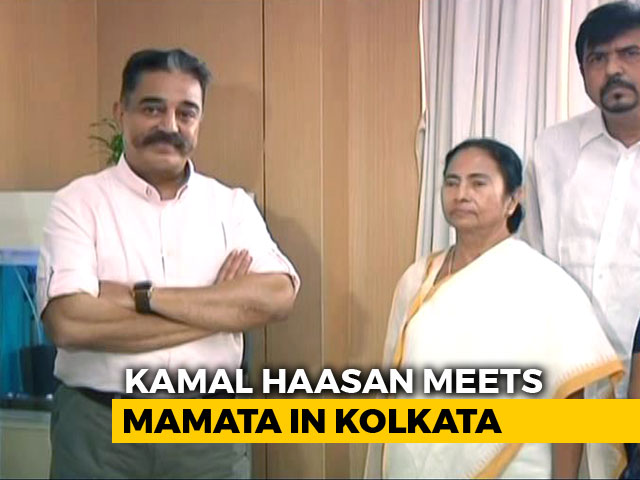 Days Before Polls, Kamal Haasan Meets Mamata Banerjee In Kolkata