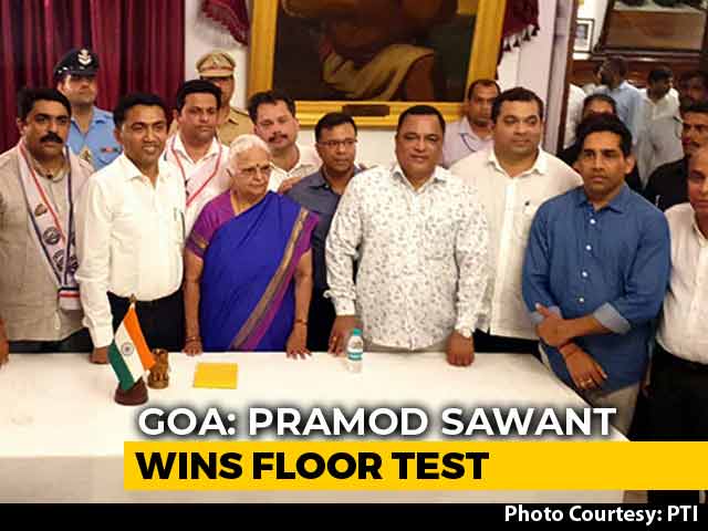 BJP Sails Through Goa Floor Test After Allies' Hard Bargain
