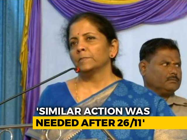"Forces Were Ready After 26/11 Too": Nirmala Sitharaman Slams Congress